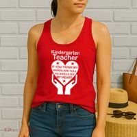 Kindergarten Teacher See My Heart Women's Tank Top thumb 2