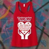 Kindergarten Teacher See My Heart Women's Tank Top thumb 3