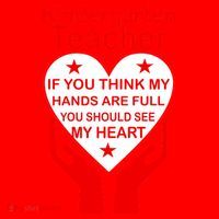 Kindergarten Teacher See My Heart Santa Hat thumb 1