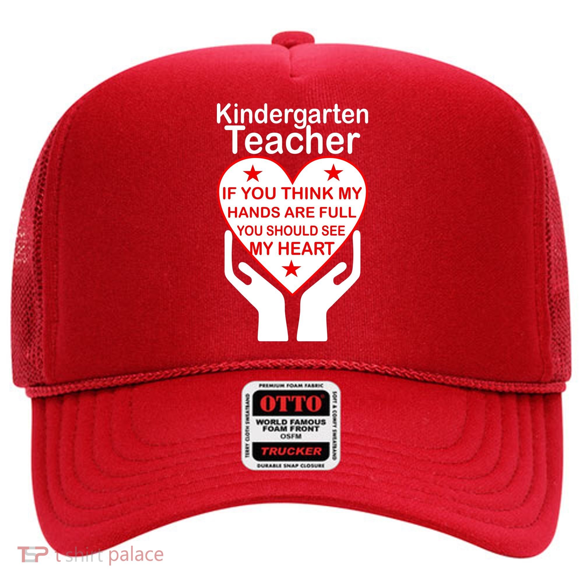 Kindergarten Teacher See My Heart Hat