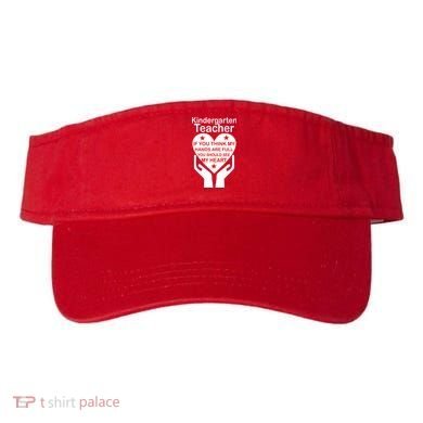 Kindergarten Teacher See My Heart Visor