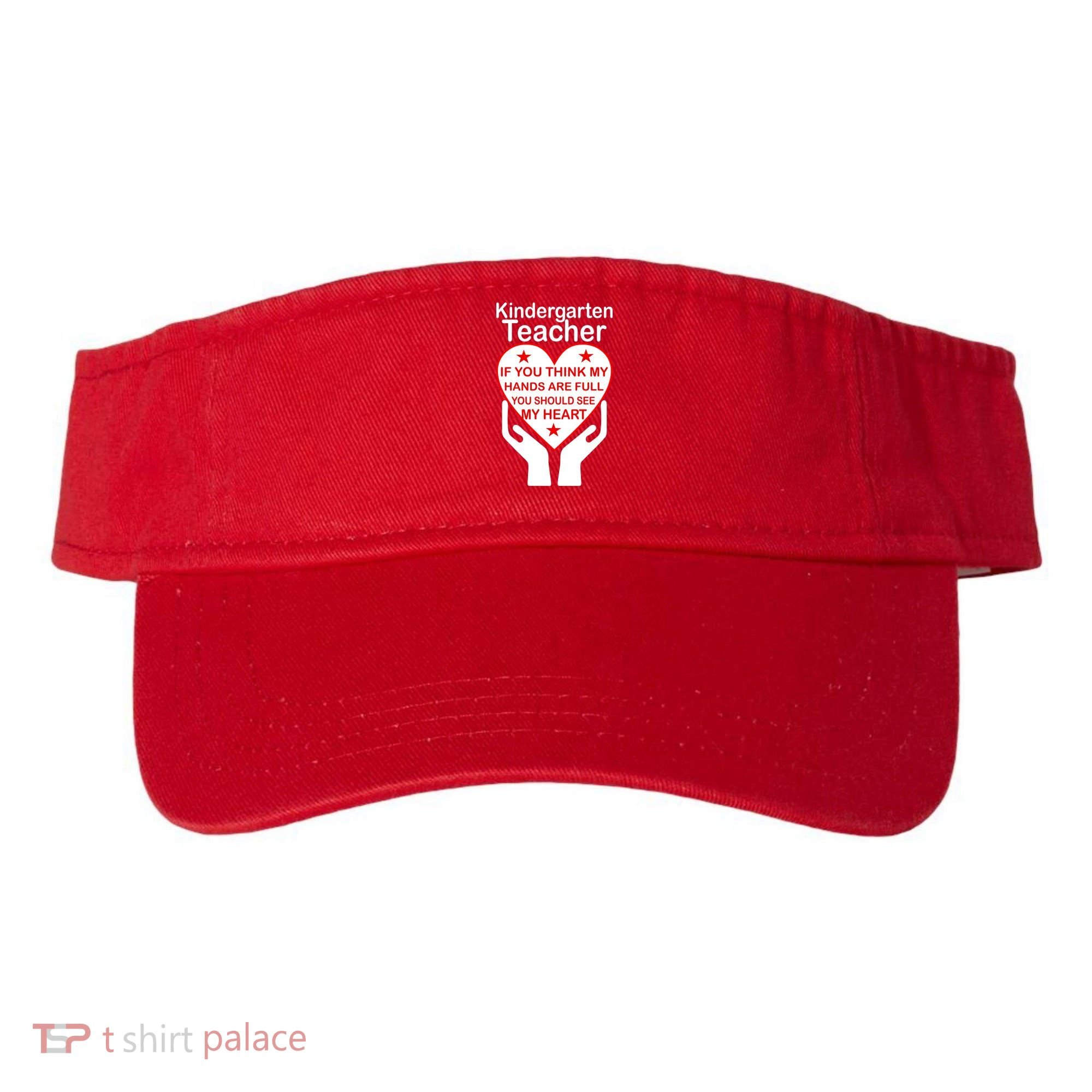 Kindergarten Teacher See My Heart Visor