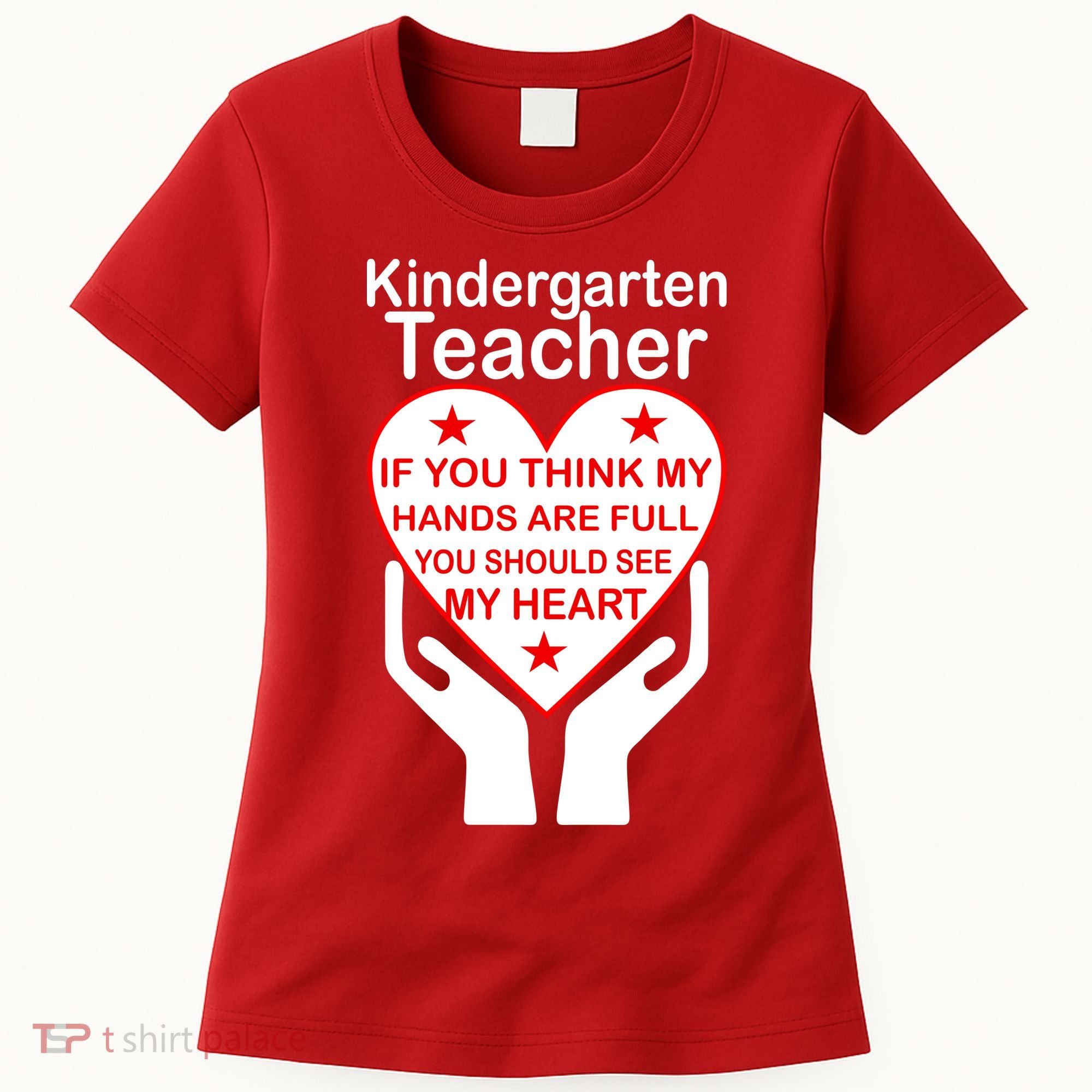 Kindergarten Teacher See My Heart Women's T-Shirt