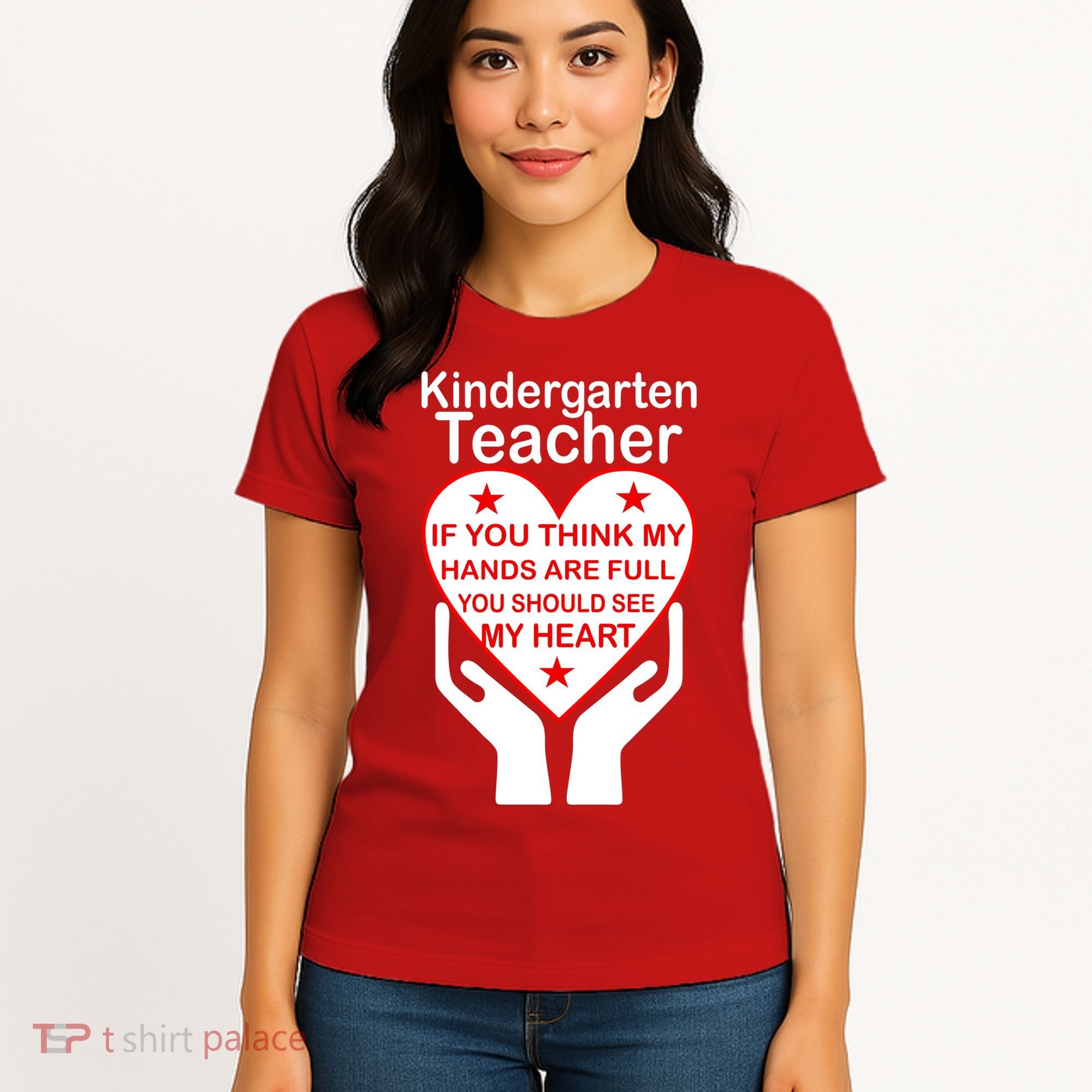 Kindergarten Teacher See My Heart Women's T-Shirt