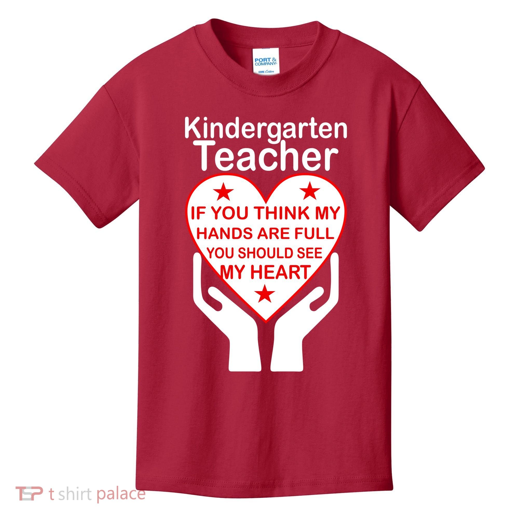 Kindergarten Teacher See My Heart Kids T-Shirt