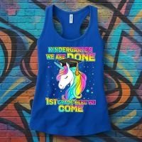 Kindergarten We Are Done 1st Grade Here We Come Women's Tank Top thumb 3