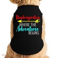 Kindergarten Where The Adventure Begins Doggie Tank thumb 0