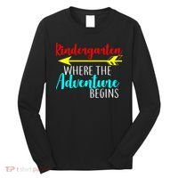 Kindergarten Where The Adventure Begins Long Sleeve Shirt thumb 0