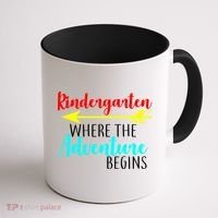 Kindergarten Where The Adventure Begins Coffee Mug thumb 1