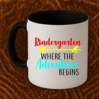 Kindergarten Where The Adventure Begins Coffee Mug thumb 2