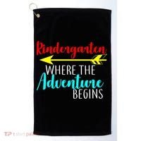 Kindergarten Where The Adventure Begins Golf Towel thumb 0