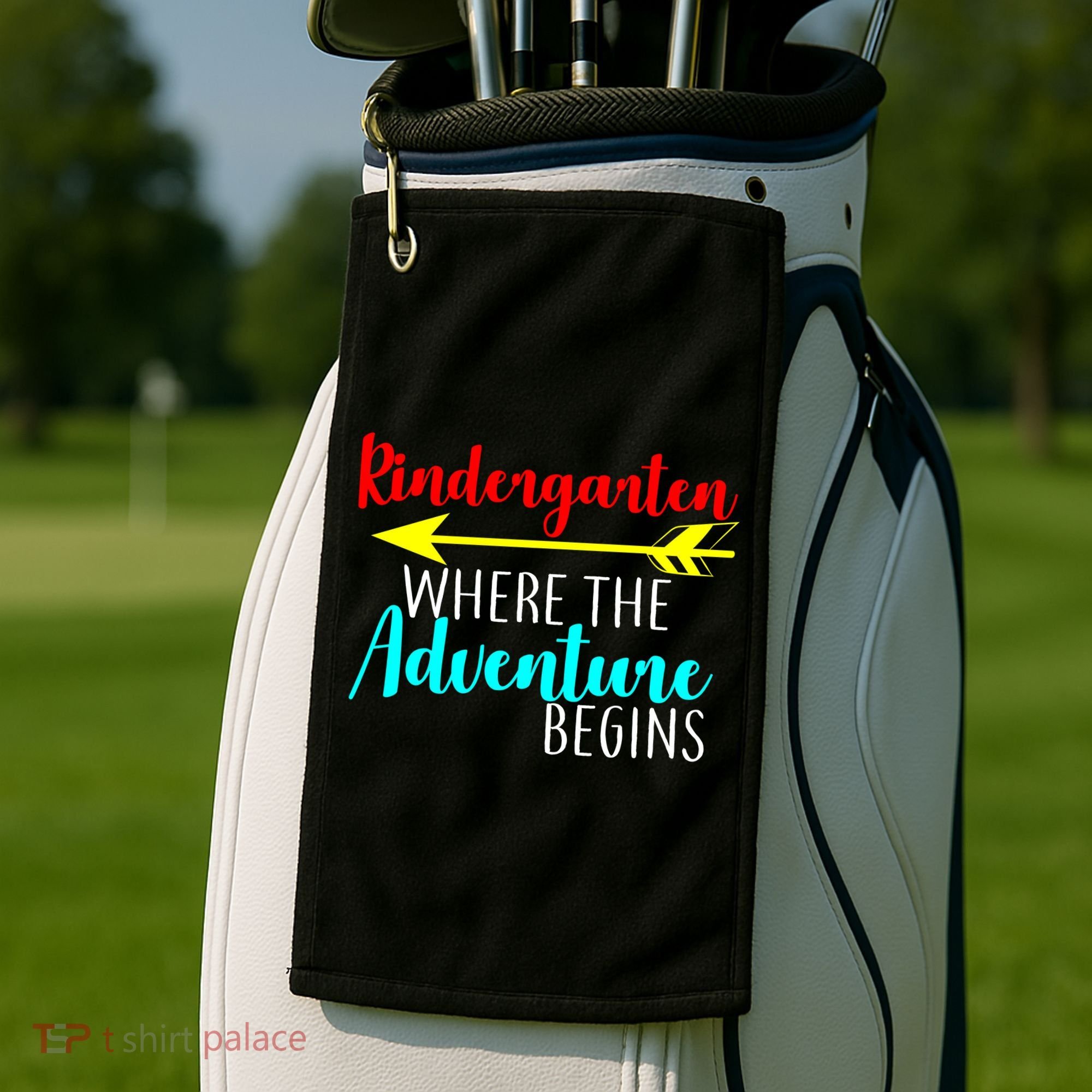 Kindergarten Where The Adventure Begins Golf Towel