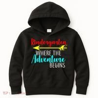 Kindergarten Where The Adventure Begins Kids Hoodie thumb 0