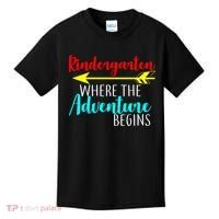 Kindergarten Where The Adventure Begins Kids T-Shirt thumb 0