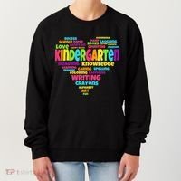 Kindergarten Word Marks Heart Women's Sweatshirt thumb 0