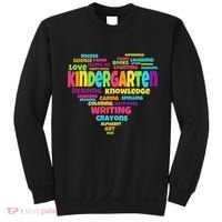 Kindergarten Word Marks Heart Sweatshirt thumb 0