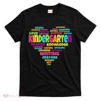 Kindergarten Word Marks Heart T-Shirt thumb 0