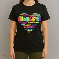 Kindergarten Word Marks Heart T-Shirt thumb 4