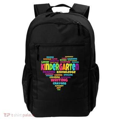 Kindergarten Word Marks Heart Backpack