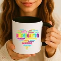 Kindergarten Word Marks Heart Coffee Mug thumb 3