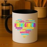 Kindergarten Word Marks Heart Coffee Mug thumb 4