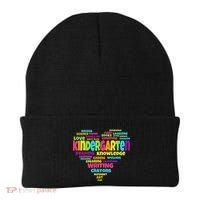 Kindergarten Word Marks Heart Beanie thumb 0