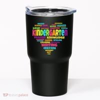 Kindergarten Word Marks Heart Tumbler thumb 0