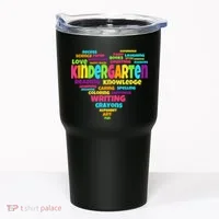 Kindergarten Word Marks Heart Tumbler thumb 0