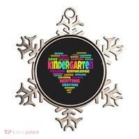 Kindergarten Word Marks Heart Ornament thumb 0