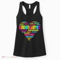 Kindergarten Word Marks Heart Women's Tank Top thumb 0