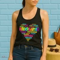 Kindergarten Word Marks Heart Women's Tank Top thumb 2