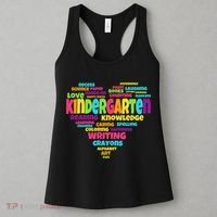 Kindergarten Word Marks Heart Women's Tank Top thumb 3