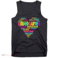 Kindergarten Word Marks Heart Tank Top thumb 0