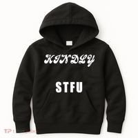 Kindly STFU Funny Offensive Sayings Kids Hoodie thumb 0