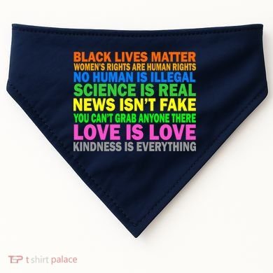 Kindness Is Everything Love Is Love USA-Made Doggie Bandana