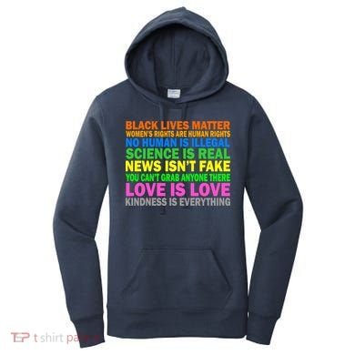 Kindness Is Everything Love Is Love Women's Hoodie