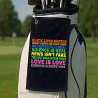 Kindness Is Everything Love Is Love Golf Towel thumb 2