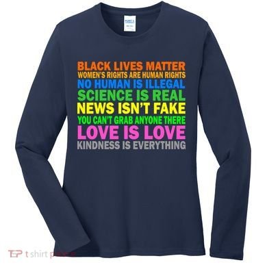 Kindness Is Everything Love Is Love Women's Long Sleeve Shirt