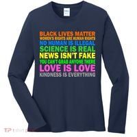 Kindness Is Everything Love Is Love Women's Long Sleeve Shirt thumb 0