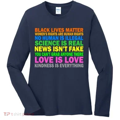 Kindness Is Everything Love Is Love Women's Long Sleeve Shirt