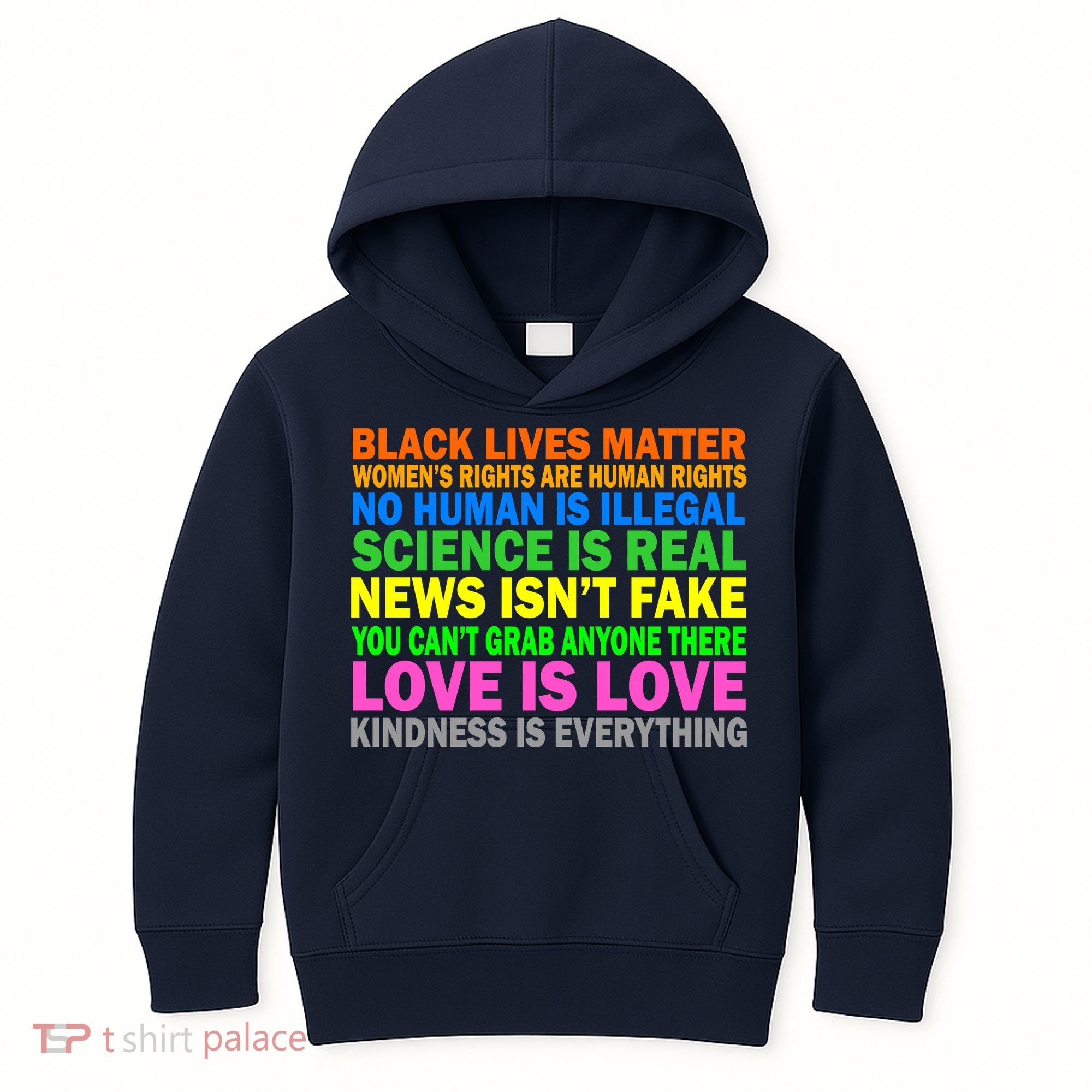 Kindness Is Everything Love Is Love Kids Hoodie