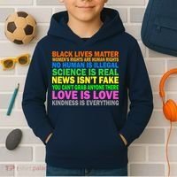 Kindness Is Everything Love Is Love Kids Hoodie thumb 2