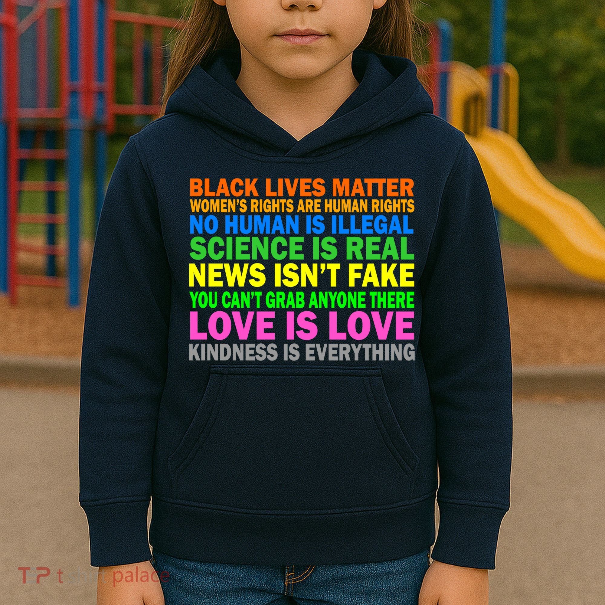 Kindness Is Everything Love Is Love Kids Hoodie