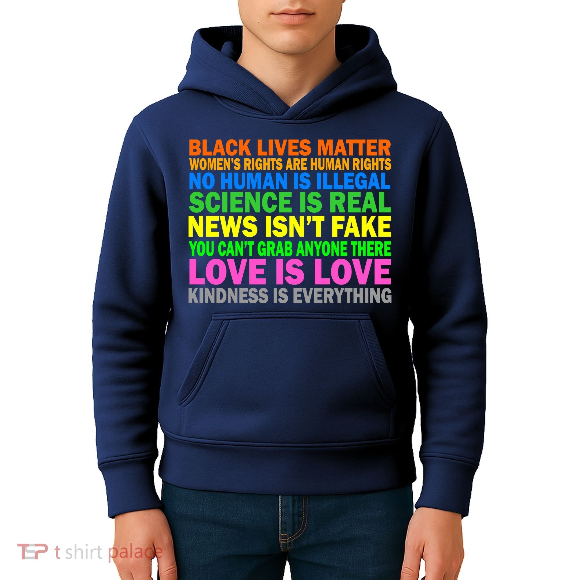 Kindness Is Everything Love Is Love Kids Hoodie
