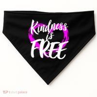 Kindness Is Free USA-Made Doggie Bandana thumb 0