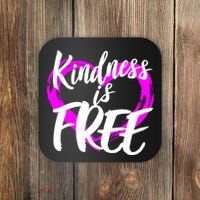Kindness Is Free Coaster thumb 0