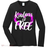 Kindness Is Free Women's Long Sleeve Shirt thumb 0