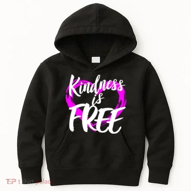 Kindness Is Free Kids Hoodie