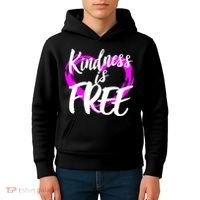 Kindness Is Free Kids Hoodie thumb 4
