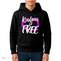 Kindness Is Free Kids Hoodie thumb 4